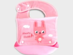 Waterproof Baby Feeding Bib with Catcher – Easy-Clean Meal Bib - Image 1