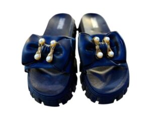 Stylish Blue Chappal for Ladies - Image 1