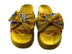 Ladies Yellow Chappal – Bright, Comfortable & Stylish - Image 1