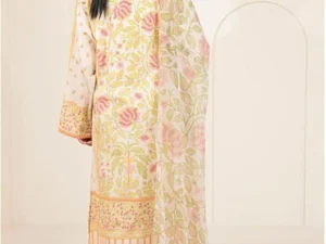 Limelight U4309 – Printed 3Pc Unstitched Lawn Suit for Women - Image 2