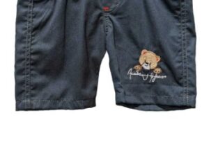 Stylish Baby Boy Shirt and Shorts Set with Bow Tie - Image 3