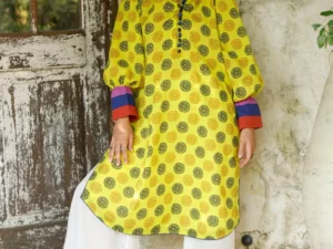 CL-52457 – 3 Piece Unstitched Printed Lawn Suit with Printed Lawn Dupatta - Image 2