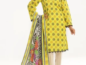 CL-52457 – 3 Piece Unstitched Printed Lawn Suit with Printed Lawn Dupatta - Image 4