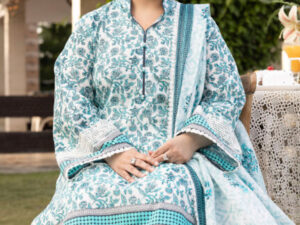 Gul Ahmed CL-52679 – 3 Piece Printed Lawn Unstitched Suit - Image 4