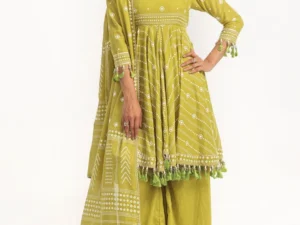 CL-52185 B – 3-Piece Unstitched Lacquer Printed Lawn Suit - Image 1