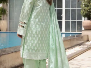 CL-52678 – 3-Piece Unstitched Lacquer Printed Lawn Suit - Image 2