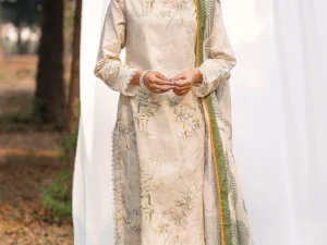 CL-52428 – 3 Piece Unstitched Printed Lawn Suit with Printed Dupatta - Image 2