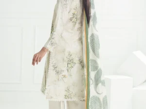CL-52428 – 3 Piece Unstitched Printed Lawn Suit with Printed Dupatta - Image 4