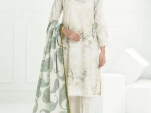 CL-52428 – 3 Piece Unstitched Printed Lawn Suit with Printed Dupatta - Image 1