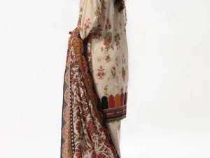 CL-52390 – 3 Piece Unstitched Printed Lawn Suit with Printed Lawn Dupatta - Image 2