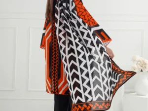 CL-52430 – 3 Piece Unstitched Printed Lawn Suit with Printed Lawn Dupatta - Image 2