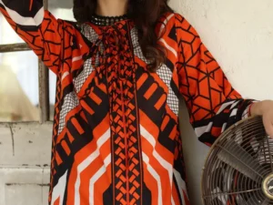 CL-52430 – 3 Piece Unstitched Printed Lawn Suit with Printed Lawn Dupatta - Image 5