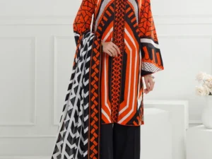 CL-52430 – 3 Piece Unstitched Printed Lawn Suit with Printed Lawn Dupatta - Image 6