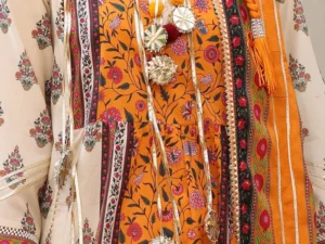 CL-52503 – 3 Piece Unstitched Printed Lawn Suit with Printed Lawn Dupatta - Image 4