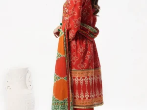 CL-52505 – 3 Piece Unstitched Printed Lawn Suit with Printed Lawn Dupatta - Image 3