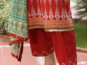 CL-52505 – 3 Piece Unstitched Printed Lawn Suit with Printed Lawn Dupatta - Image 4
