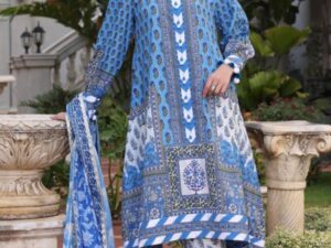 CL-52506 – 3 Piece Unstitched Printed Lawn Suit with Printed Lawn Dupatta - Image 6