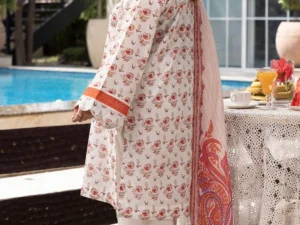 CL-52667 – 3-Piece Unstitched Printed Lawn Suit - Image 2