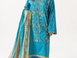 CL-52668 – 3-Piece Unstitched Printed Lawn Suit - Image 1