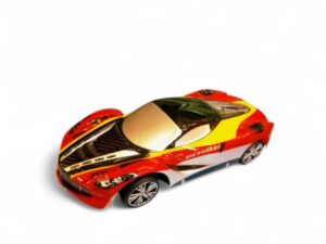Red Super Racing Car Toy – 30 Lights & Speed Action - Image 2